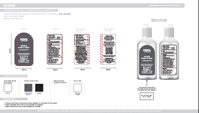 Label (Foundation Hand Sanitiser Screw Top Usa   Charcoal Spec Page 001)